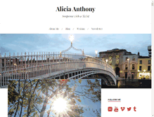 Tablet Screenshot of alicia-anthony.com